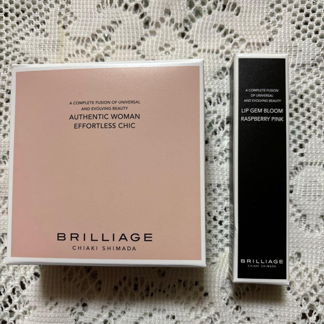 ブリリアージュパウダリーファンデーションオーセンティックウーマン&リップ最新作 試してみた】パウダリーファンデーション オーセンティックウーマン