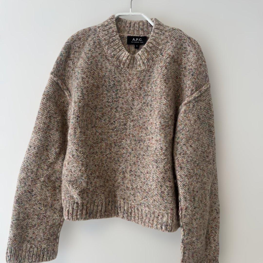 A.P.C. マルチカラーニット S