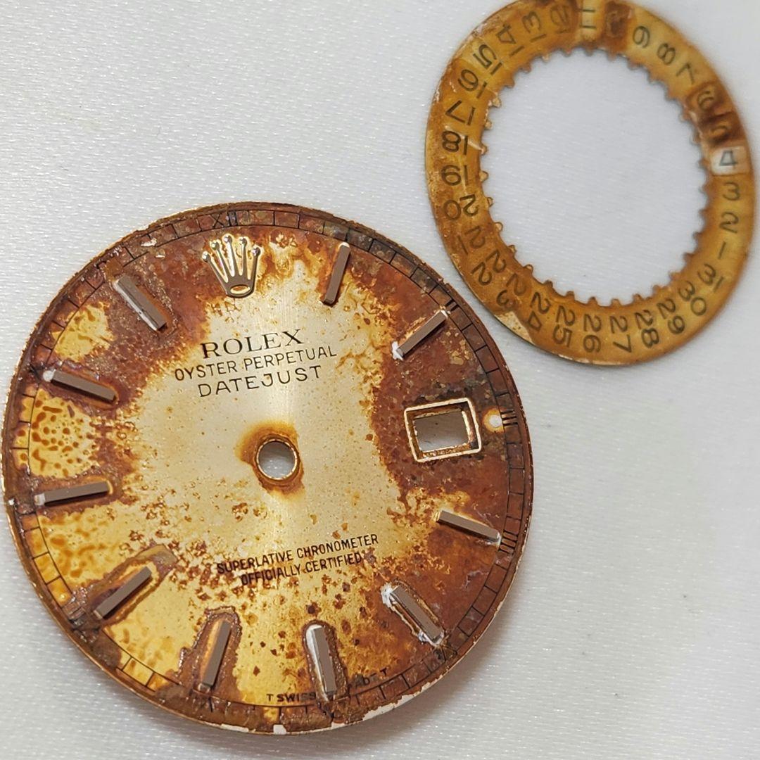 P㉞ROLEX　デイトジャスト 16234用 ダイヤル+カレンダーディスク