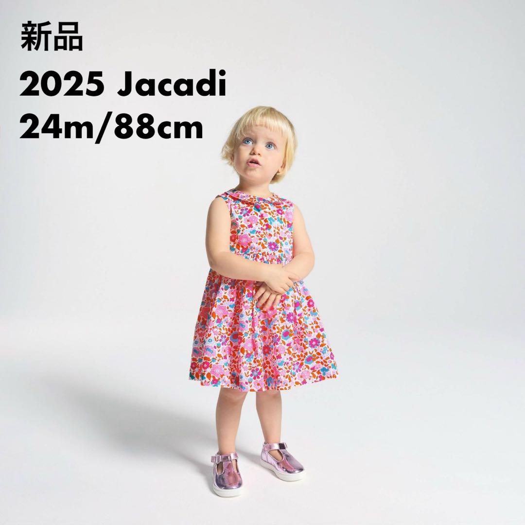 メ*5様 【新品タグ付き】新作Jacadi リバティワンピース 24m/88cm