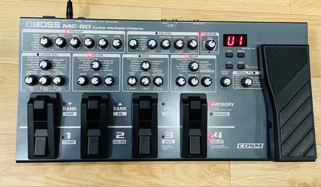 BOSS ME-80 マルチエフェクター Amazon | BOSS Guitar Multiple Effects ME-80 | ディストーション