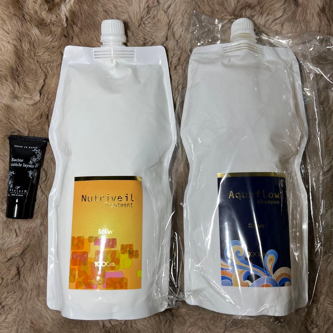 ソルブシャンプーAquaflow & ソルブトリートメントNutriveil