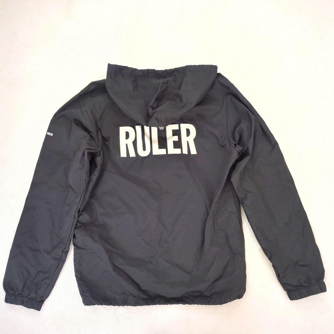 良品 RULER コーチジャケット フーディー バックプリント
