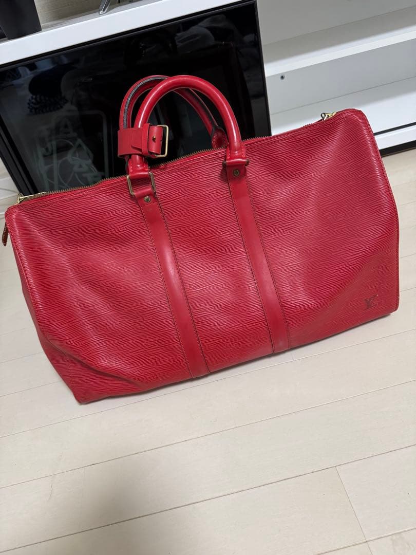 Louis Vuitton エピレザー キーポル50 ボストンバッグ