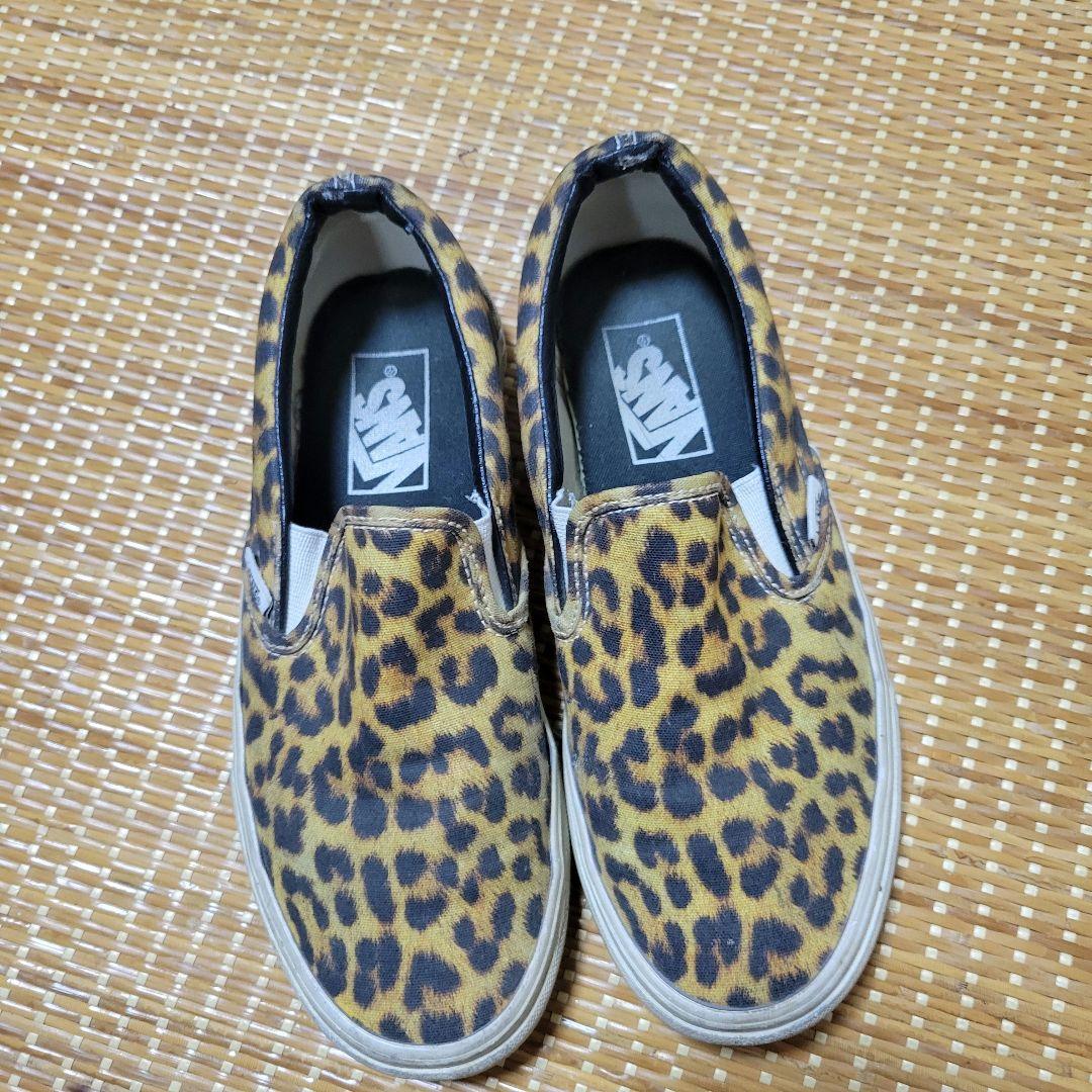 バンズ スリッポン レオパード ヒョウ柄 23cm VANS - メルカリ