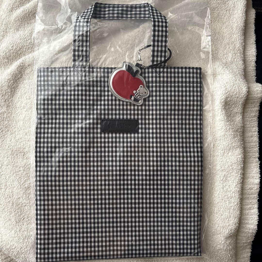 新品 ファミリア ギンガムチェック柄トートバッグ familiar - メルカリ