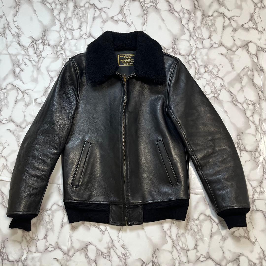WACKOMARIA ワコマリア G1 レザージャケット Mサイズ レア　ボア WACKO MARIA (ワコマリア)】 レザーボアジャケット│WACKO MARIA