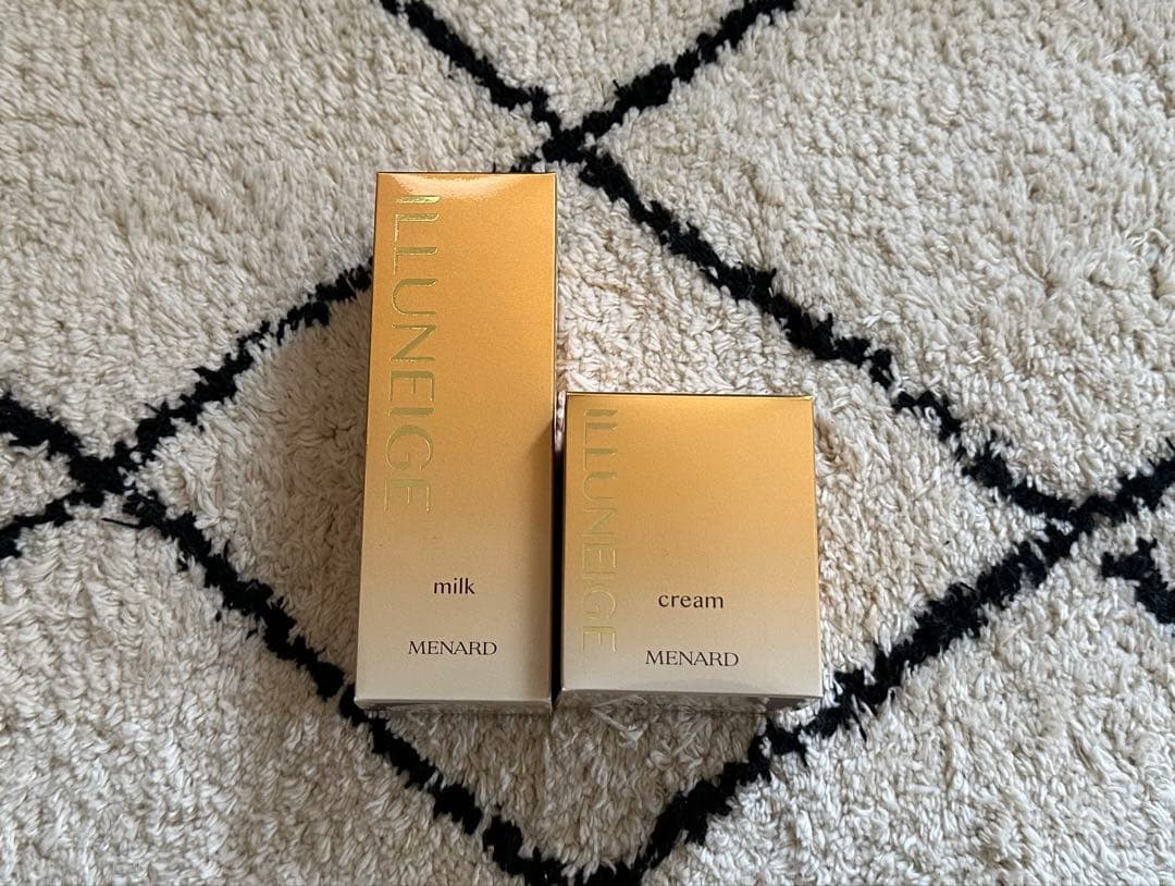 ら メナードイルネージュミルクローショ&クリーム2点セット