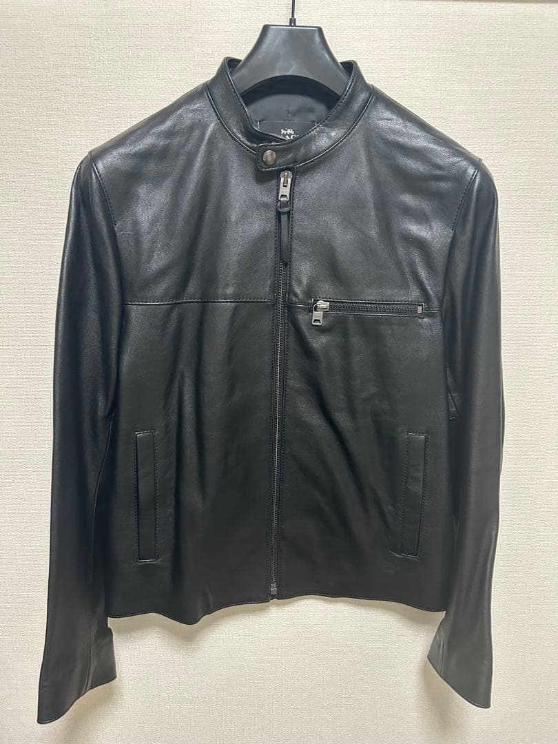 コーチ　革ジャン