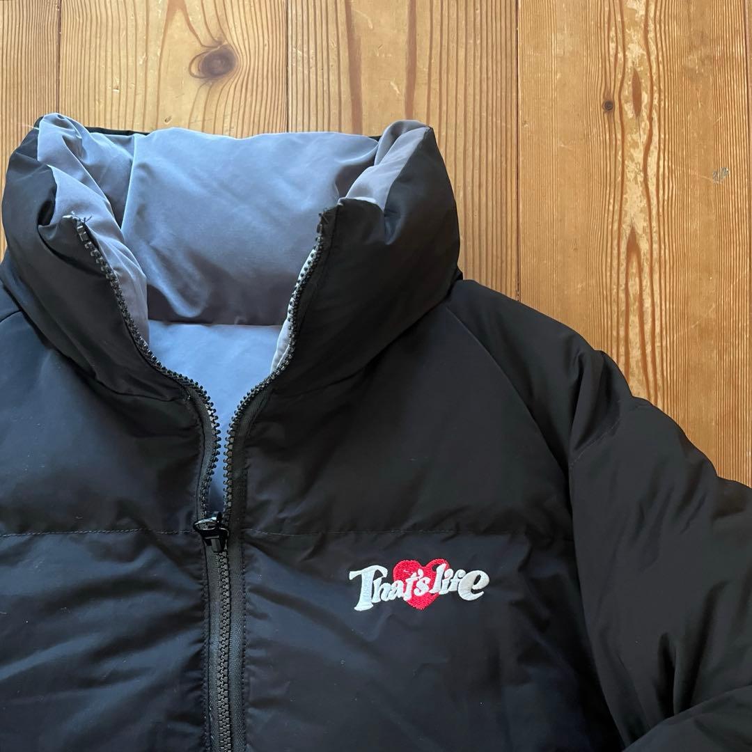 美品】 That's Life（ザッツライフ）リバーシブルパファージャケット