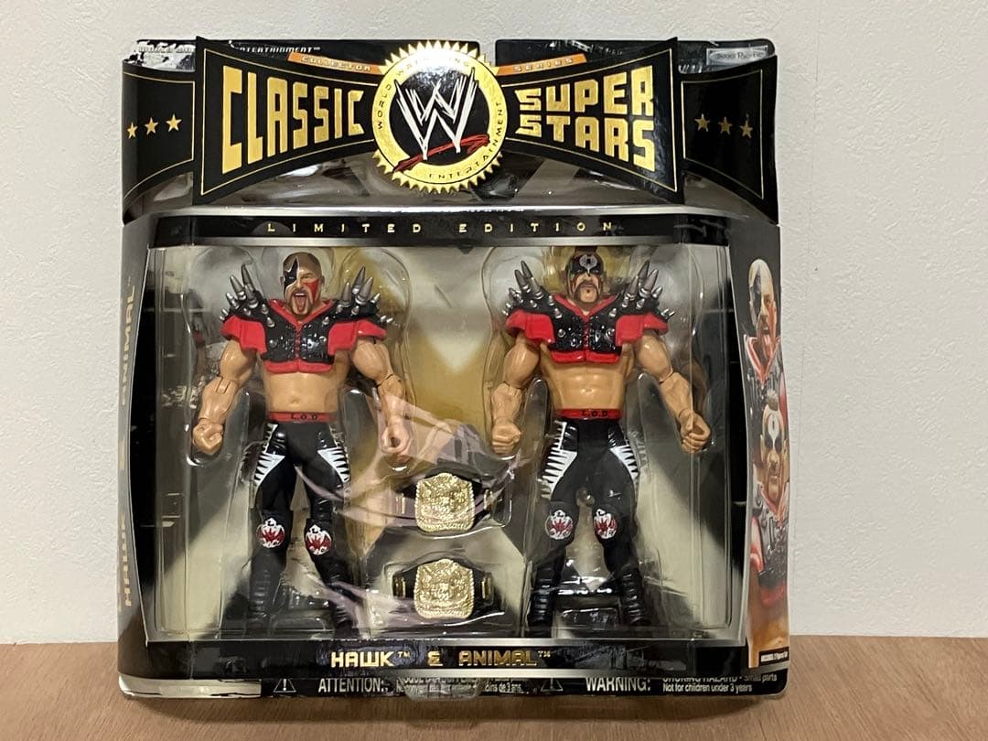 激レア！WWE クラシックスーパースターズ ロードウォリアーズ フィギュア