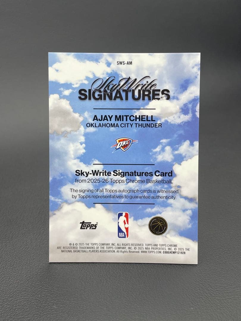 50枚限定 Ajay Mitchell 直筆サイン】Sky-Write - メルカリ