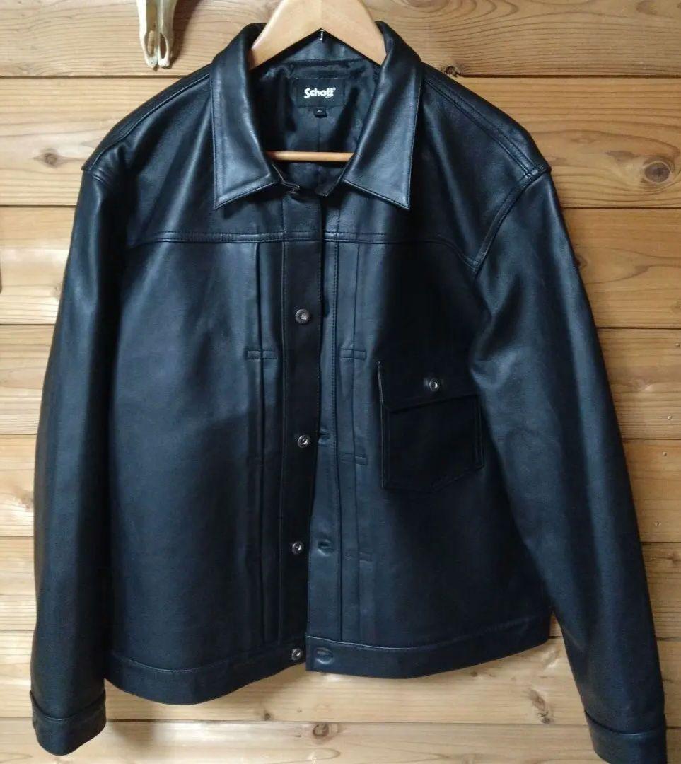Schott ショット シープレザー 1st トラッカージャケット 革ジャン