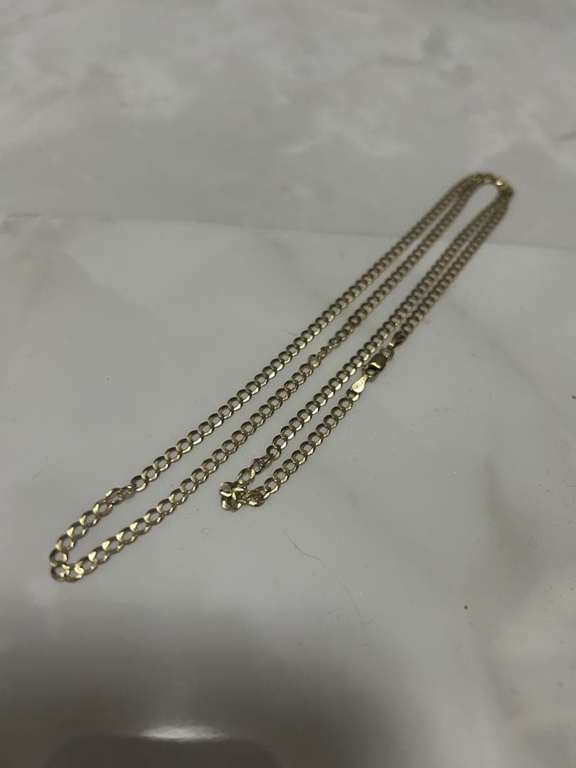 k10 ネックレス 5g アヴァランチ アヴァランチシグネチャー フラットアンカー シルバー ネックレス 幅