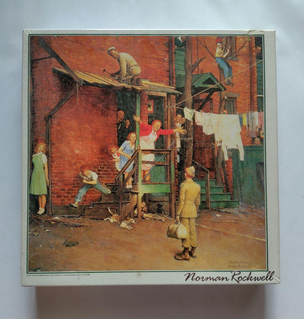 希少 未開封】ジグソーパズル ノーマン·ロックウェル ／ 「ホーム