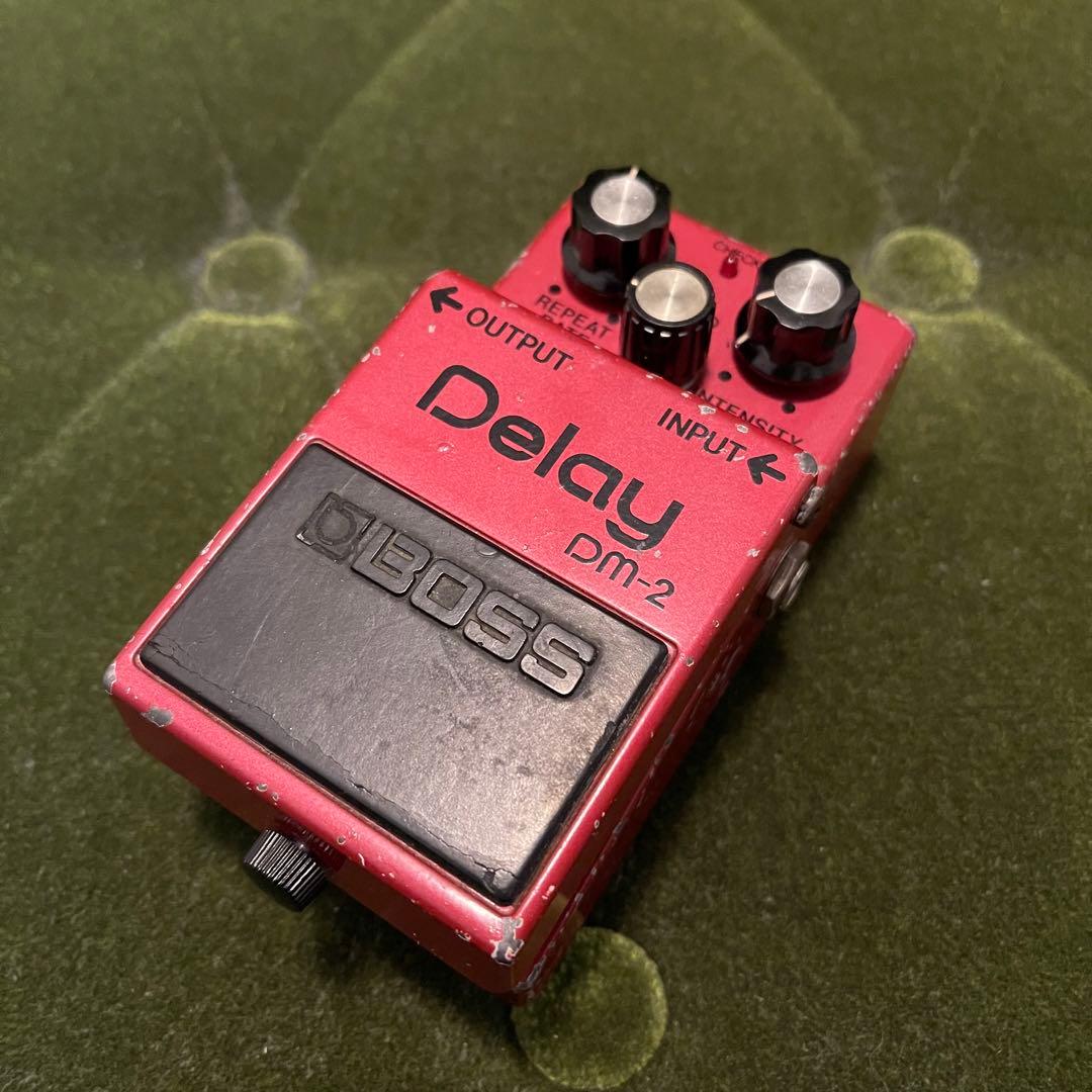 BOSS DM-2 初期 赤インク