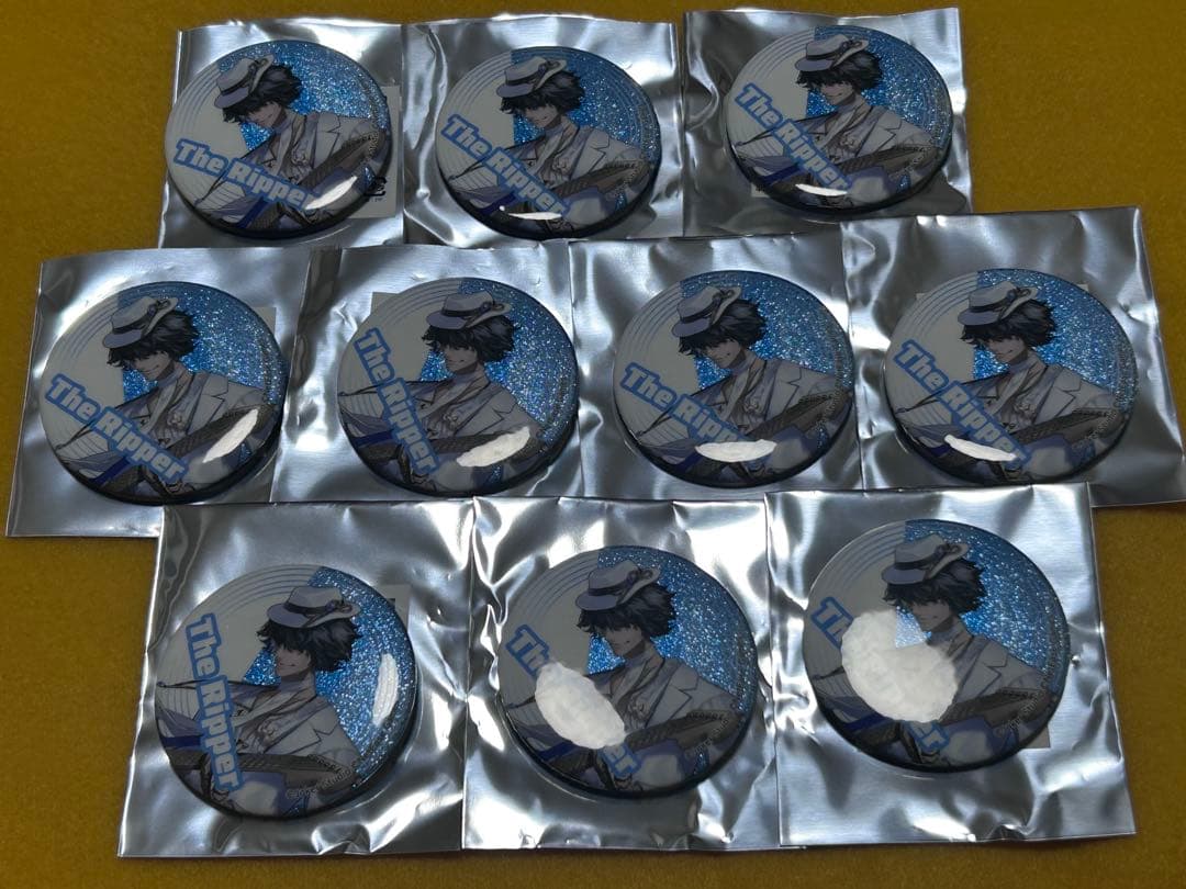第五人格 コミケ C107 IDV リッパー グリッター　缶バッジ 10個