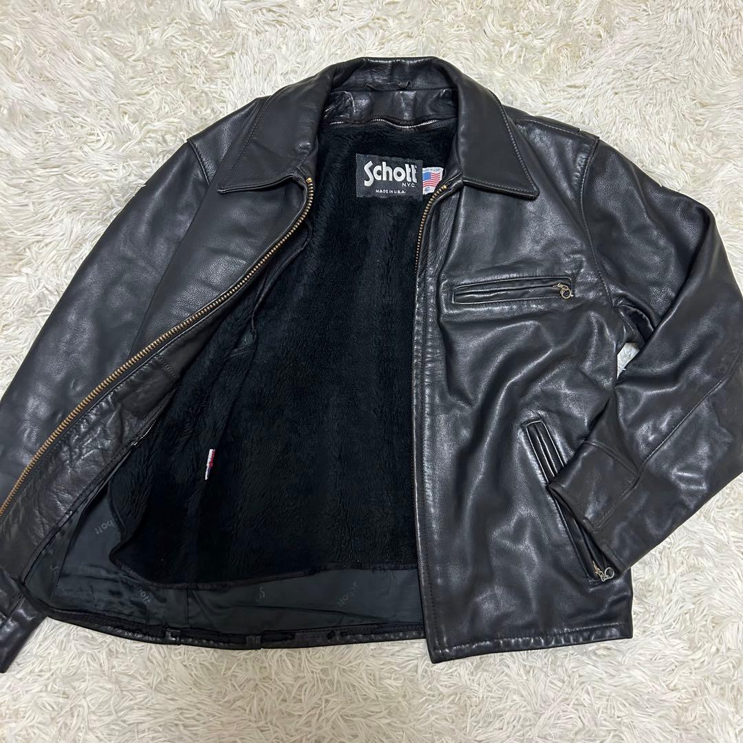 ショット レザージャケット ライダースジャケット シングル 襟