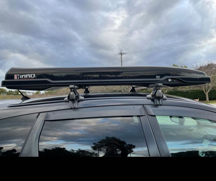 値下げ！】 INNO ルーフボックス BR585-BK ローダウンクルーザー