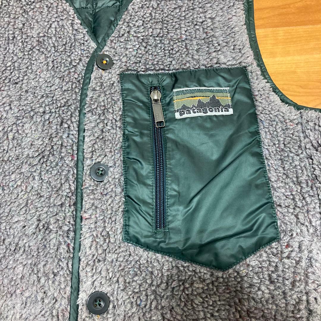 パタゴニア 40周年 リサイクルダウンベスト リバーシブル フリース