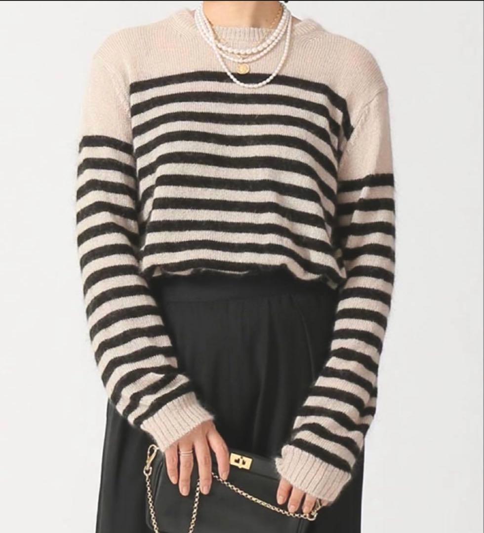 ドゥーズィエムクラス MUSE ボーダー ニット/AURALEE アパルトモン