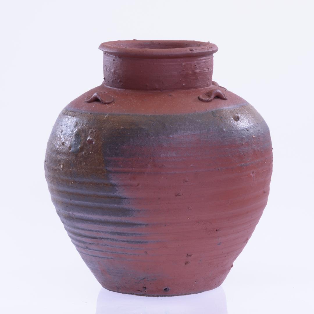 備前焼　茶道具　華道具　骨董品　高さ約260mm　幅約220mm 道具 ] - 道具 備前焼 山本宗秀造 茶入 □z | ネットショップ圭