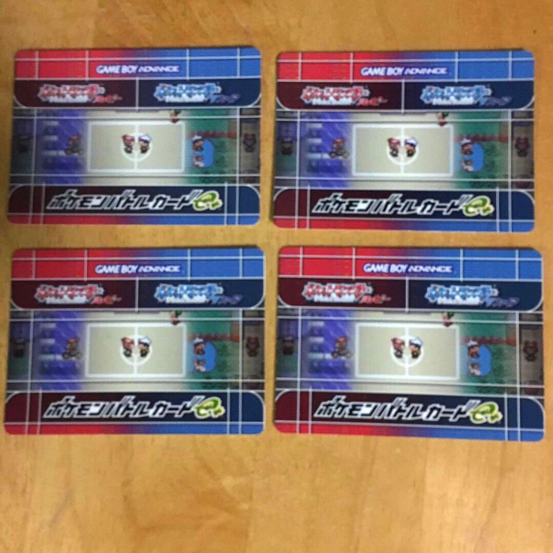 ポケモンバトルカードe+ 4枚セット ルビーサファイア 希少当時品
