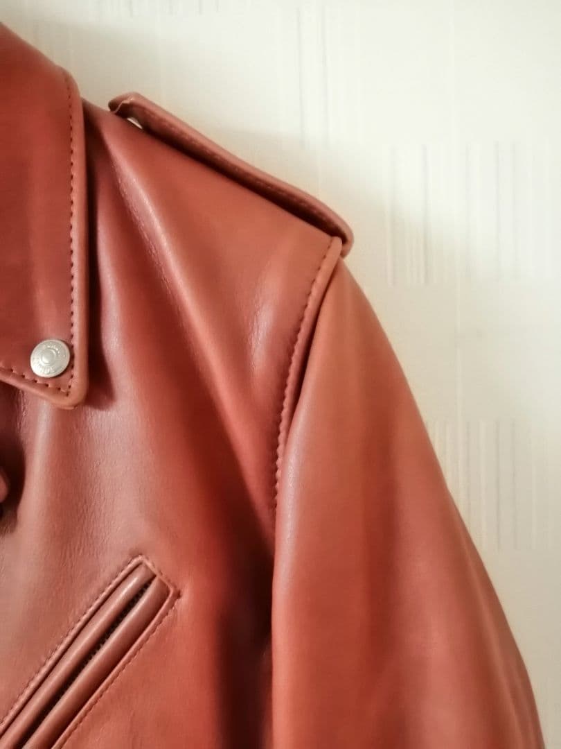 schottライダースジャケット618サイズ38茶革ブラウン美品 - メルカリ