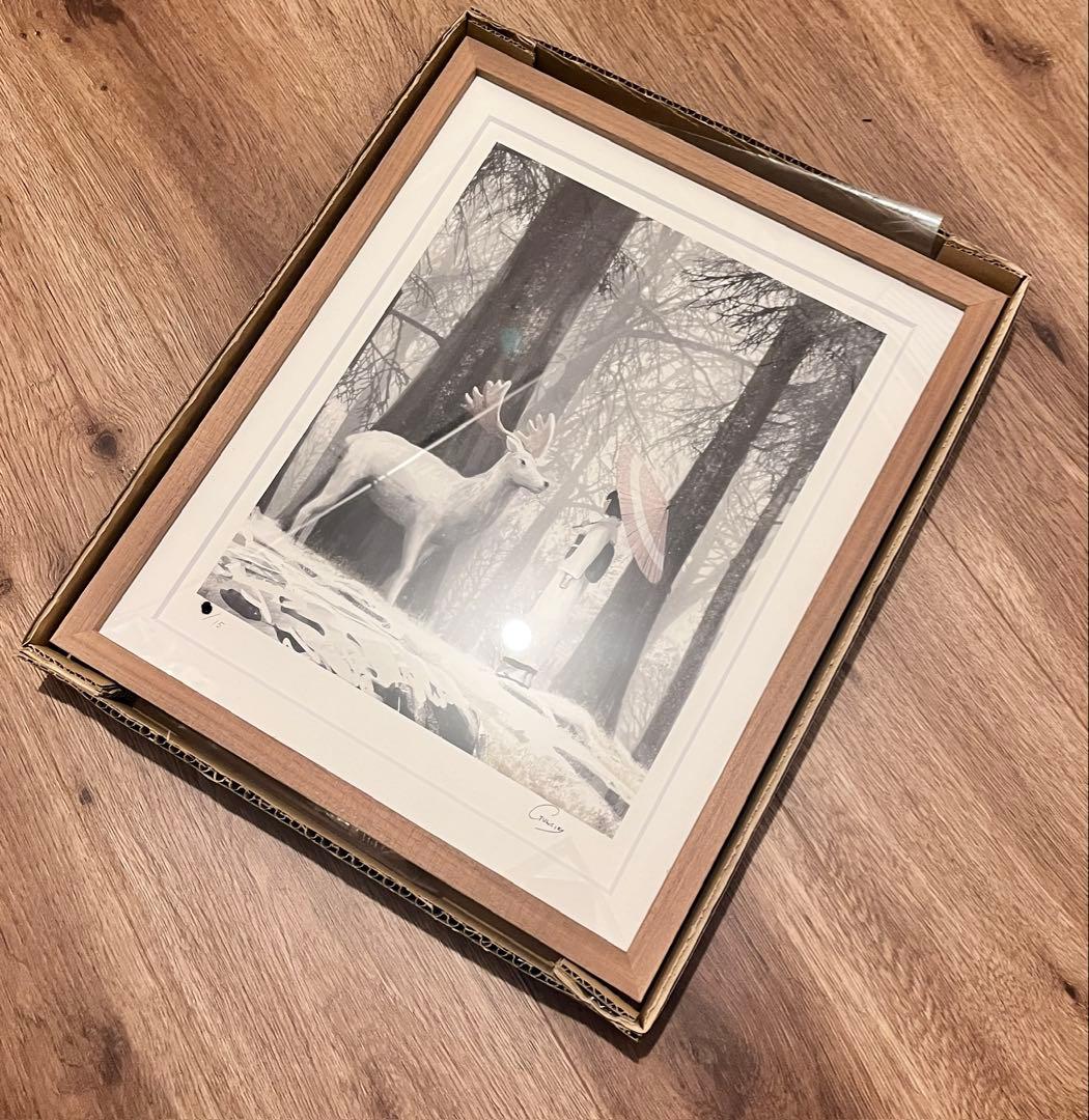 Guweiz グウェイズ シルクスクリーン 版画 額装済み