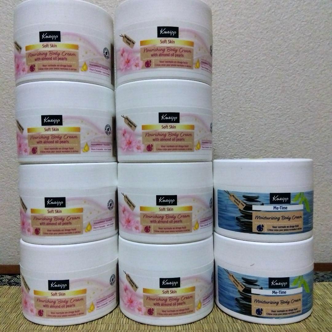 クナイプ ボディクリーム スイートアーモンドフラワー サンダルウッド 計10個 試してみた】クナイプ クナイプ ボディクリーム Soft-Skin スイート