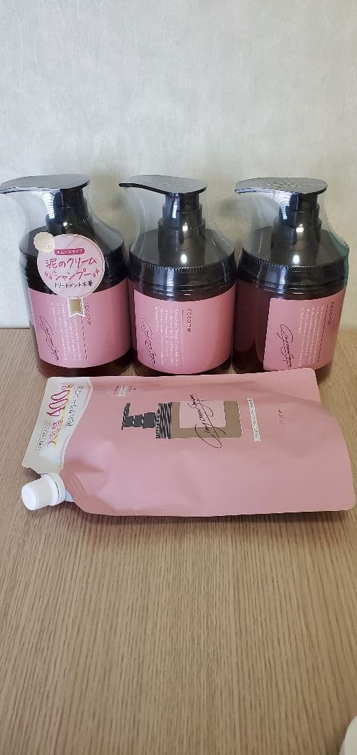 ココネ クリームシャンプー3本+詰替え400gセット