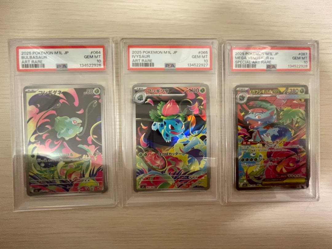 【PSA10連番】メガフシギバナex_SAR 進化ライン