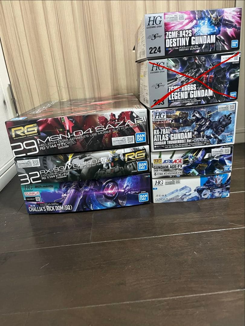HG RG HGCE ガンプラまとめ売り νガンダム サザビー デスティニー