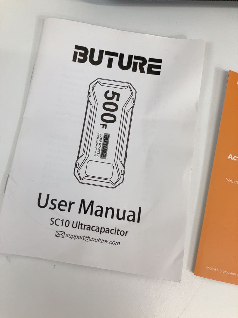 ☆BUTURE ジャンプスターター SC10 500F スーパーコンデンサー搭載