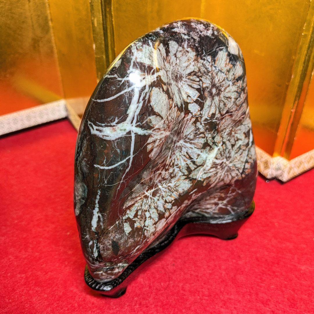 菊花石 岐阜県根尾谷産2.0㌔ 鑑賞石 観賞石 水石 盆石 天然石 置物