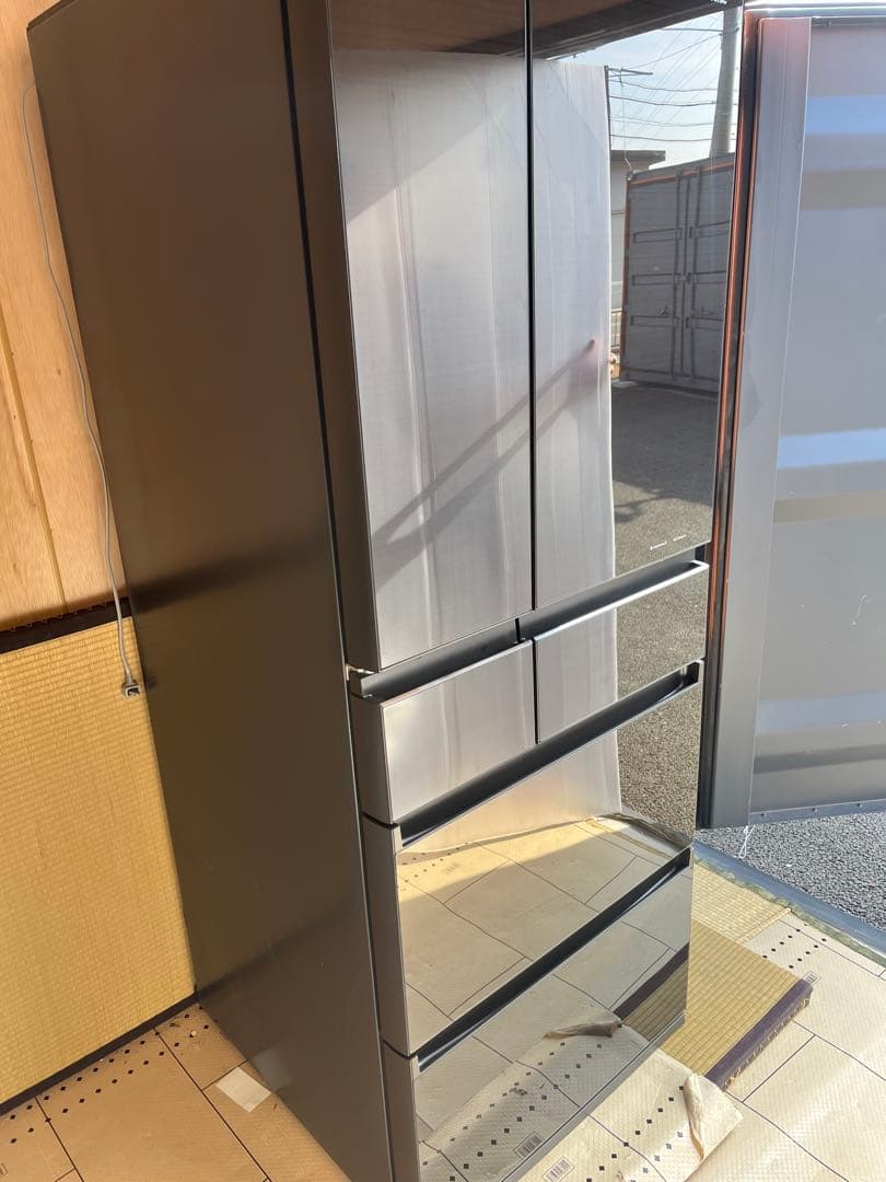 Panasonic 冷蔵庫 450L NR-F454HPX 美品 清掃済み NR-F454HPX-W 冷蔵庫 HPXタイプ マチュアホワイト [450L /6ドア