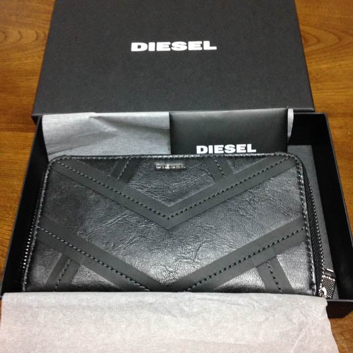 DIESEL   財布 DIESEL（ディーゼル） 財布 X07323 P4229 H1146 BLACK/BLUE DIESEL
