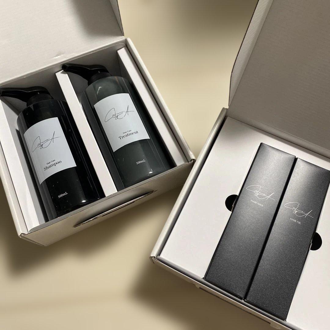 【新品】カフネバイエー cafunebyA シャントリ＆ヘアオイルミルクセット