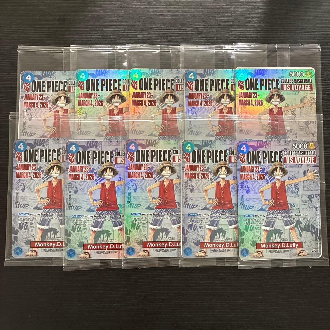 ワンピース モンキー・D・ルフィ アメリカ大学バスケ限定プロモ 未開封