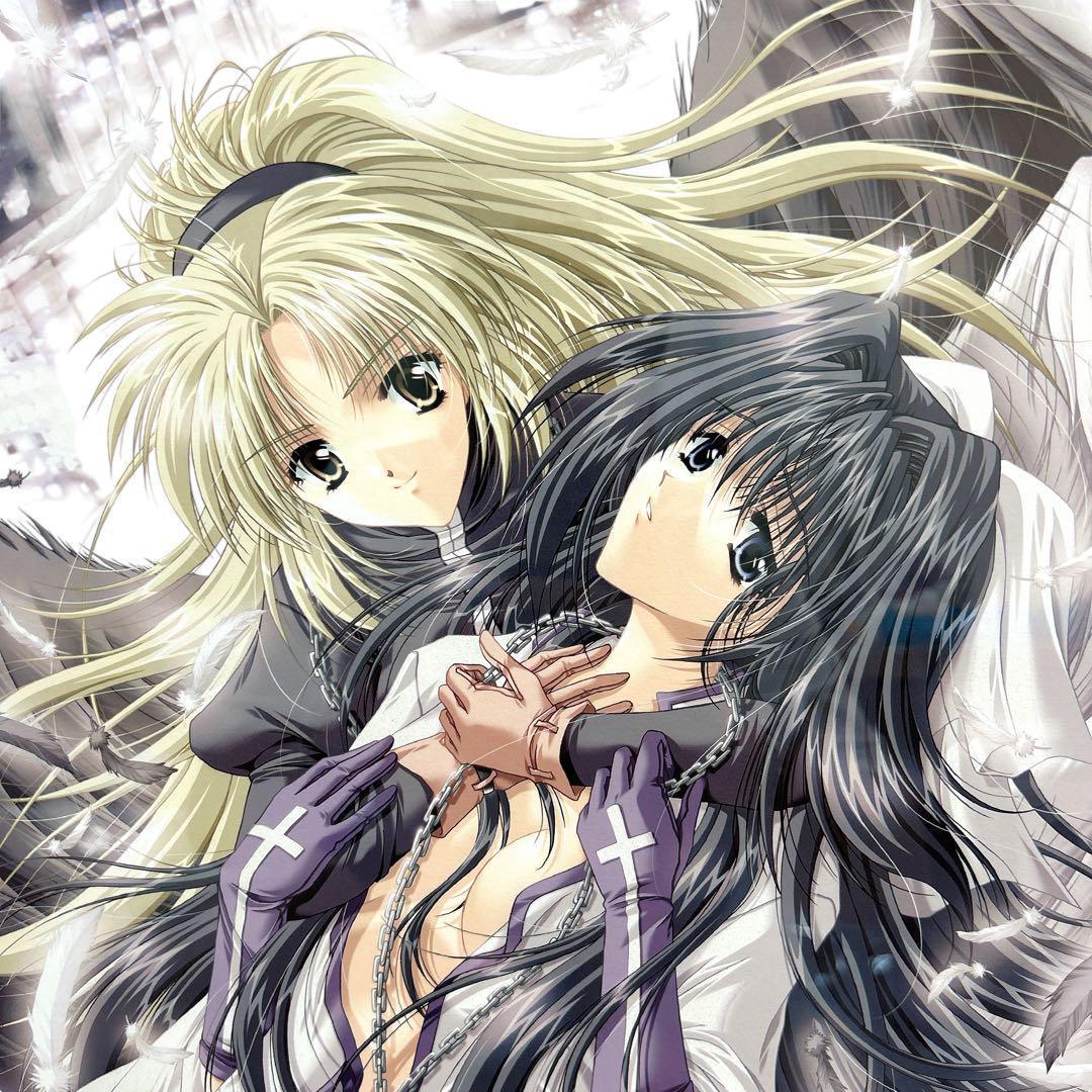 50部限定 銀雲 あきら ちぇりーそふと ダブル 複製原画 美少女 天使