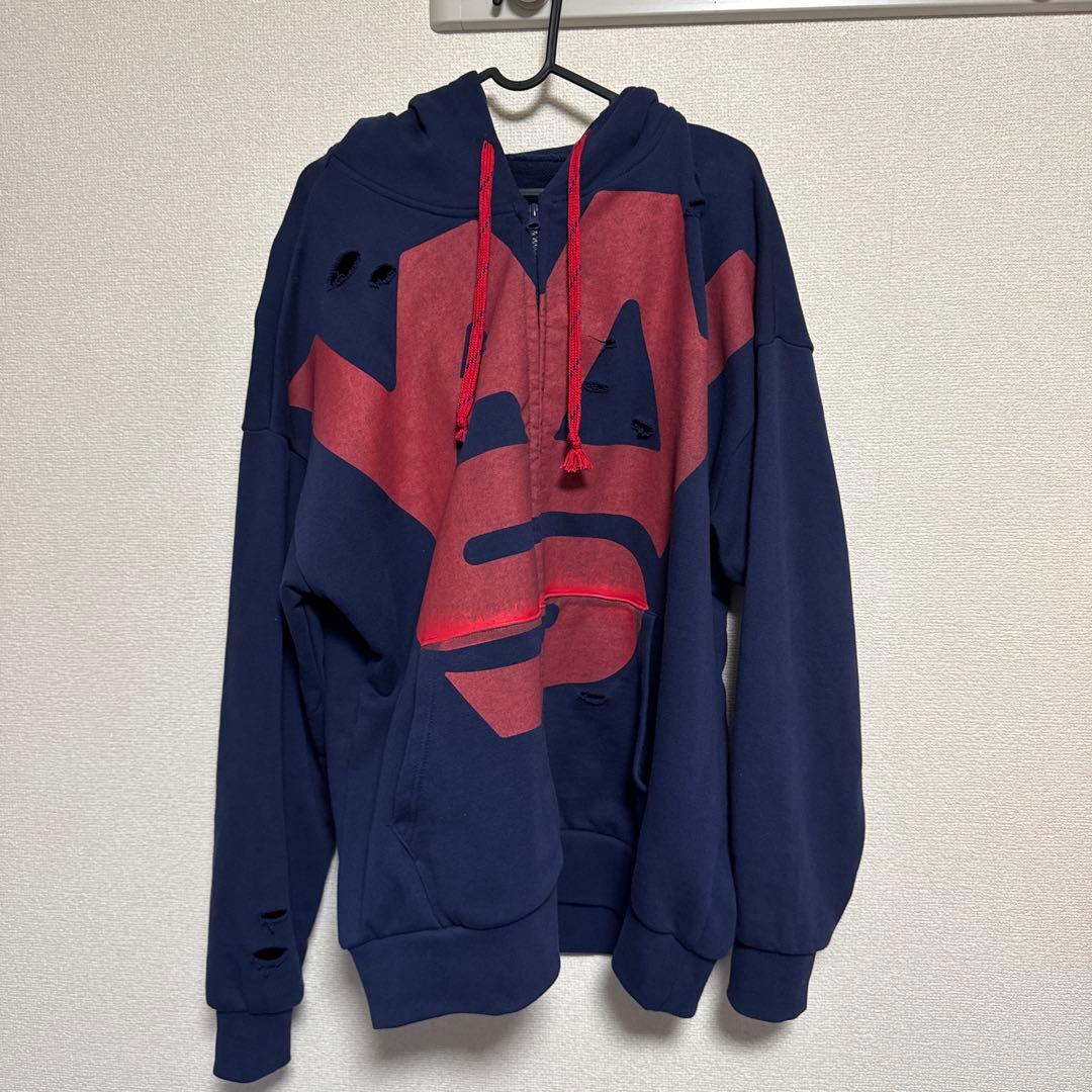 Vaundy パーカー セットアップ 紺色 ネイビー リトルパンク - メルカリ