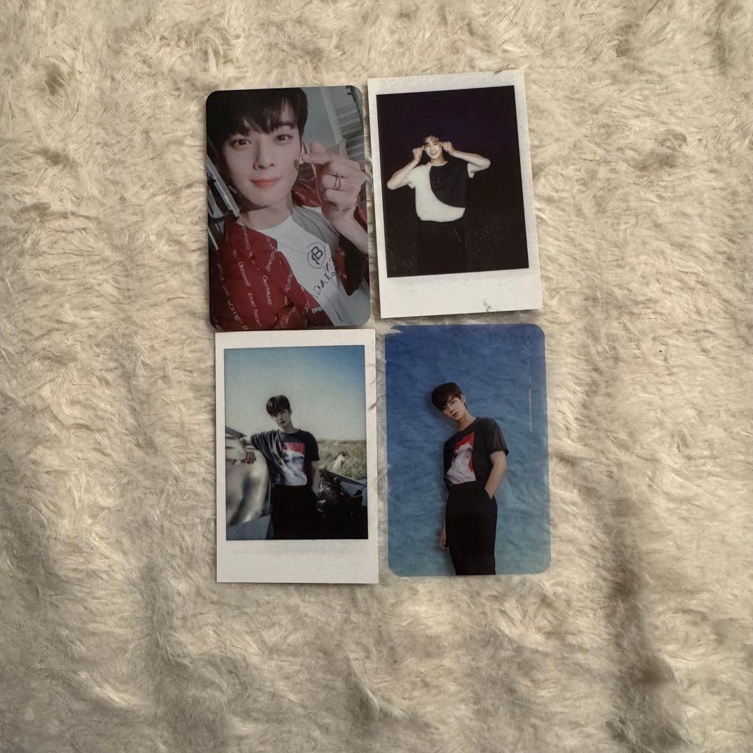 ASTRO ウヌ riseup トレカ ポラロイド チェキ 透明 4枚セット