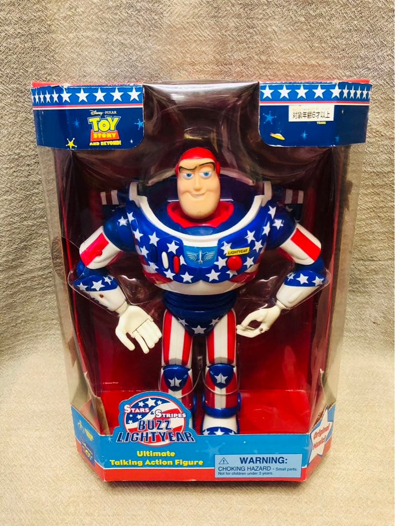 トイストーリー　星条旗　バズライトイヤー バズライトイヤー 星条旗 トイストーリー トーキングバズ フィギュア