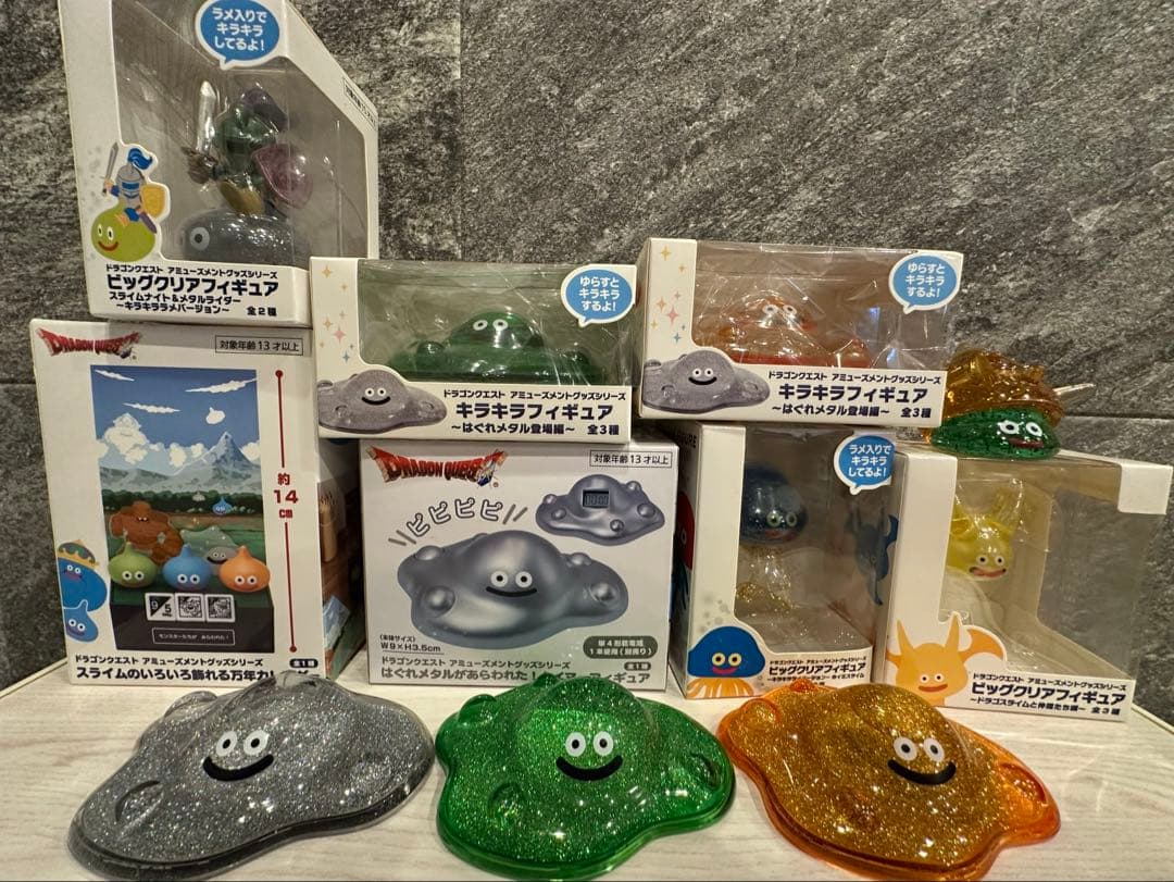 ドラゴンクエスト スライム フィギュア 9体➕諸々 ドラゴンクエスト 立体モンスター図鑑フィギュア スライム登場編 6個