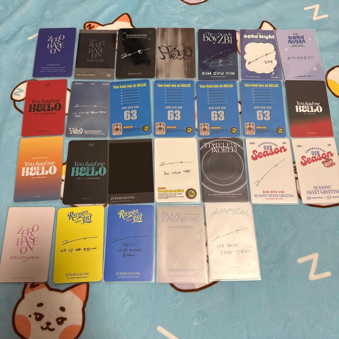 ZB1 ギュビン トレカまとめ売り - メルカリ