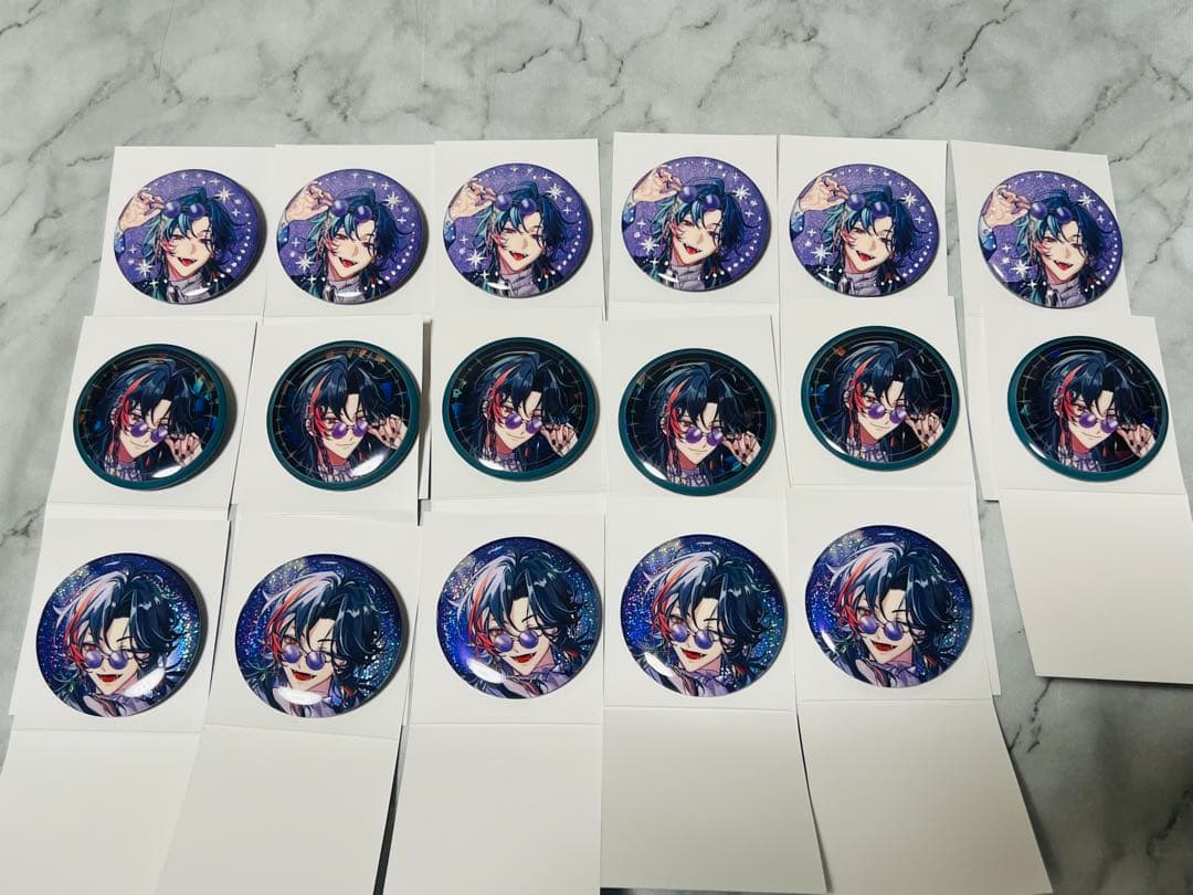 にじさんじ IMPACT キラキラ缶バッジ 月組 - メルカリ