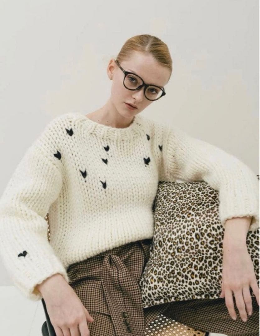 THE TOE Notting-Hill Heart knit S - メルカリ