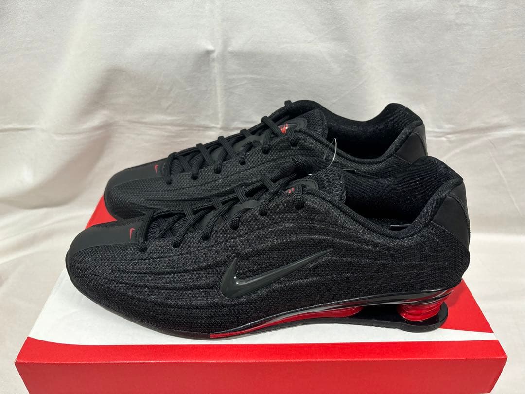 nike w shox z black red 27.5 ショックス ブラック