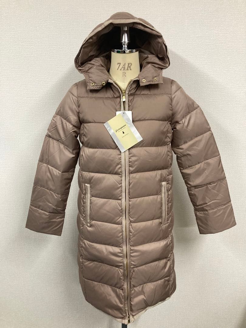 新品　希少品　ナンガ　NANGA ロングダウンジャケット　ベージュ