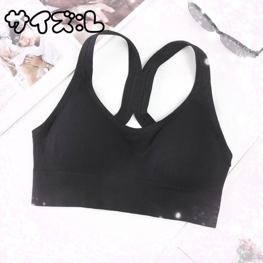 新品》 揺れないスポブラ L スポーツブラ ピラティス ヨガ